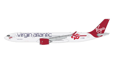 Pre - Order Gemini Jets GJFVIR2307 1:400 Virgin Atlantic Airways A330 - 900 G - VSRB "40th Anniversary" logo