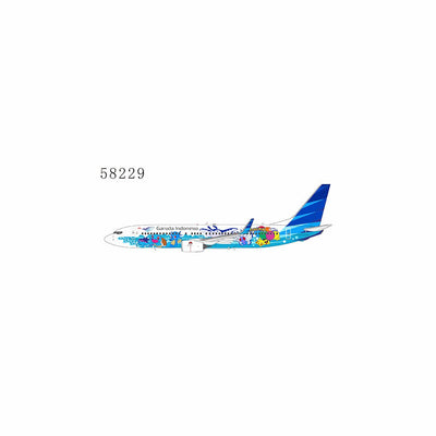 Pre - Order NG Models 58229 1:400 Garuda Indonesia 737 - 800/w PK - GMU (Pikachu Jet GA #1