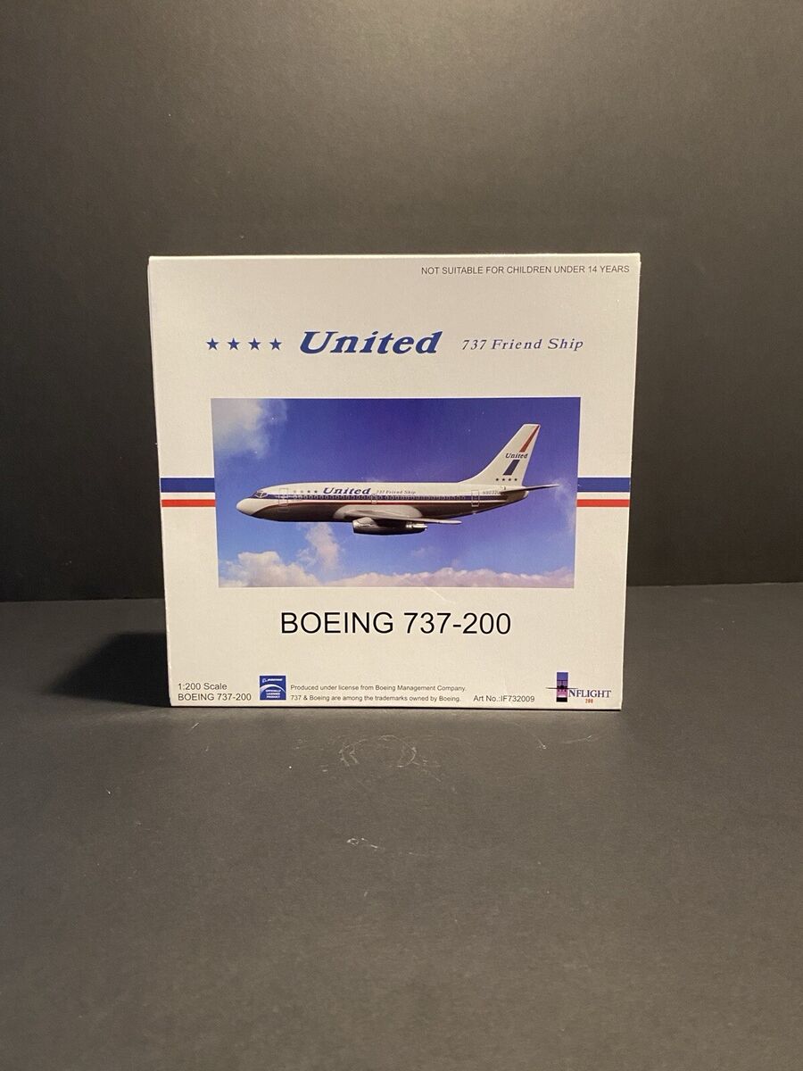 IF732009 Inflight200 1:200 United Boeing 737-200 Friendship N9032U