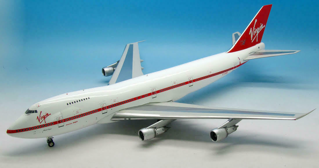 WB Models WB742RG 1:200 Virgin Atlantic Airways Boeing 747-200 G-VIRG