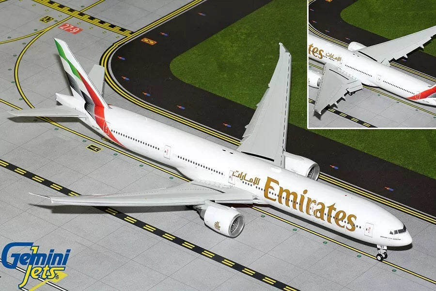 Gemini Jets GJUAE2068F 1:400 Emirates 777-300ER A6-END (Flaps down)