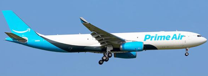 JC Wings SA4HAL031 1:400 Amazon Prime Air Airbus A330-300P2F