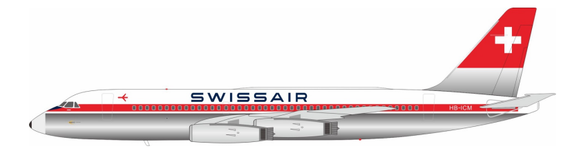 B-Models B-SR-880-ICM-P 1:200 Swissair Convair CV-880M (22M-3) HB-ICM