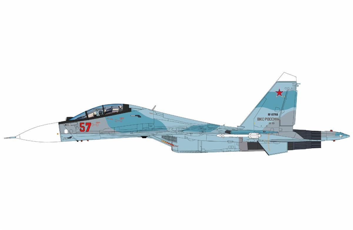 Pre-Order Hobby Master HA9512 1:72 Su-30SM Red 57/RF-61768, Russian Air Force, 2018