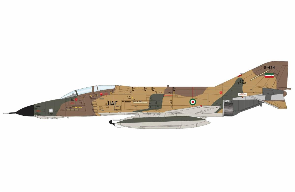 Pre Order Hobby Master HA19072 1:72 RF-4E "IIAF" 72-0267/2-434, IIAF, 1970s