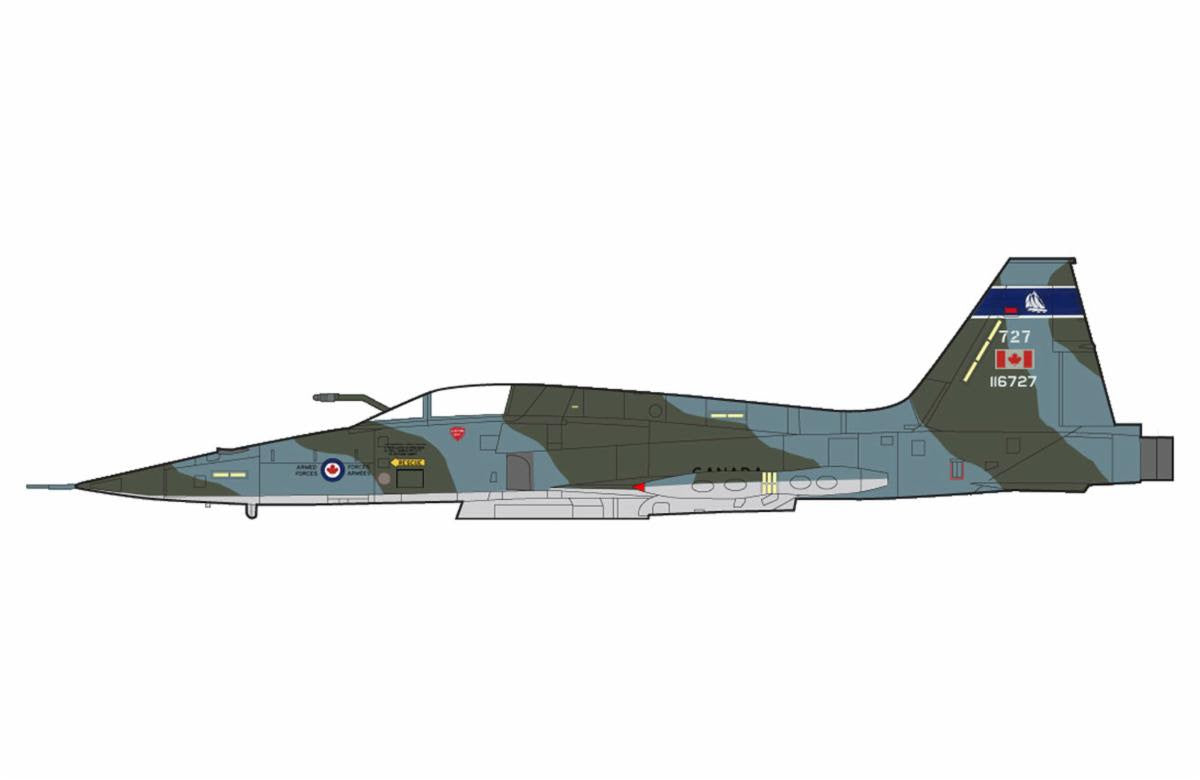 Pre-Order Hobby Master HA33004 1:72 CF-116 (CF-5A) Freedom Fighter 116727, 434 "Blunose" Sqn., Canadian Forces, 1979