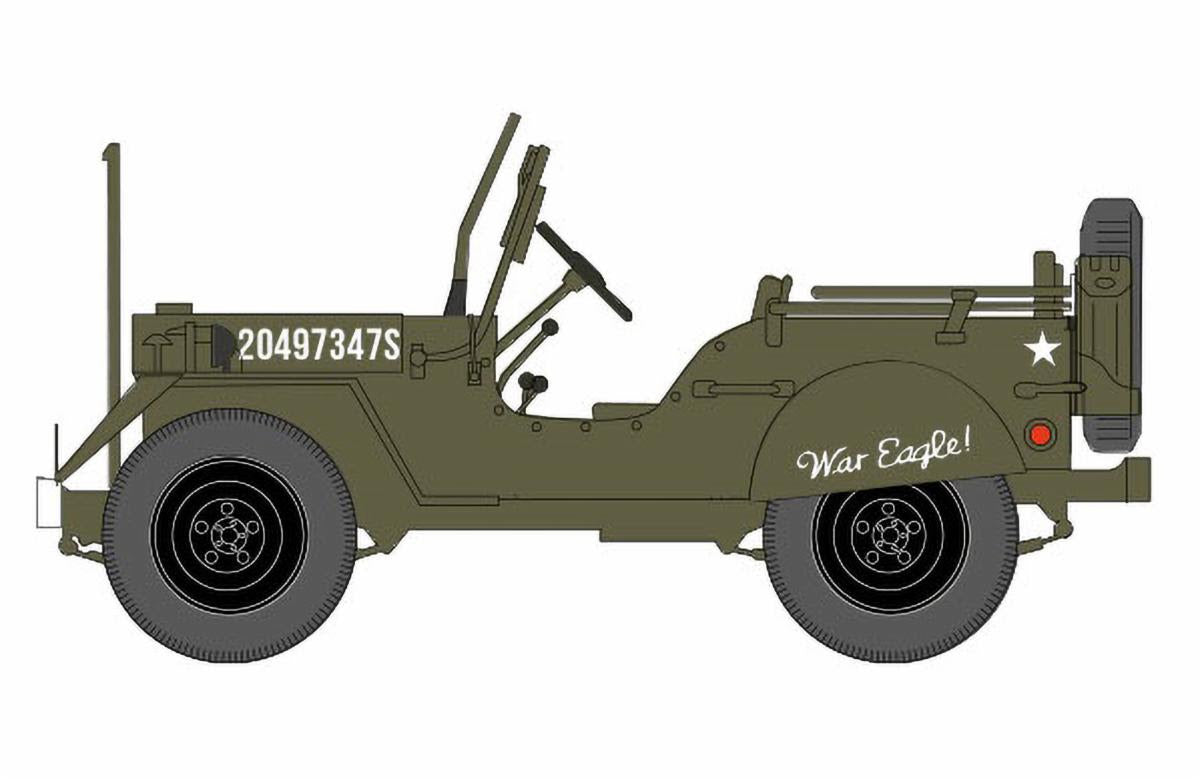 Pre Order Hobby Master HG4215 1:72 U.S. 1/4 ton Military Vehicle, US 3rd Army, 1945 "Gen. George Patton"