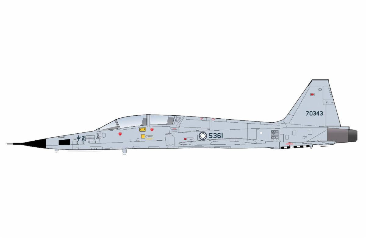 Pre-Order Hobby Master HA3381 1:72 F-5F Tiger II 5361, ROCAF, China Aviation Museum