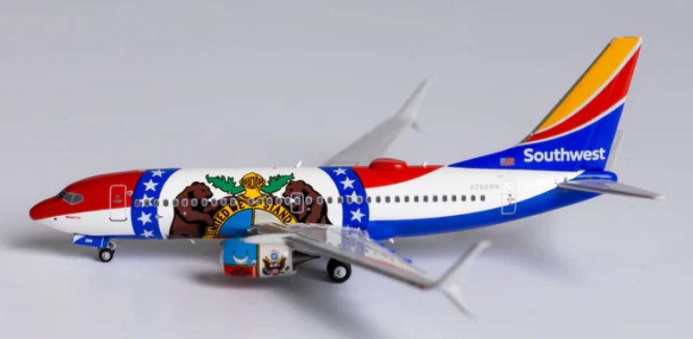 NG 77016 1:400 Southwest Airlines Boeing 737-700 N280WN (Missouri One; with scimitar winglets)