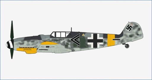 Hobby Master HA8758 1:48 BF109G-6 "Gerhard Barkhorn"