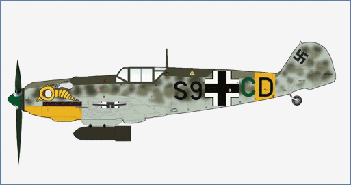 Hobby Master HA8720 1:48 BF 109E-7B