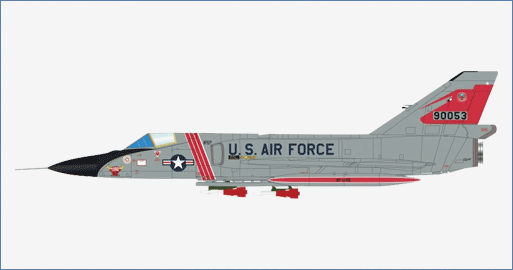 Hobby Master HA3612 1:72 F - 106A Delta Dart "Red Bulls"