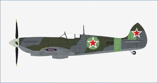 Pre-Order Hobby Master HA8324 1:48 Spitfire Mk. IX "Russian Spitfire"