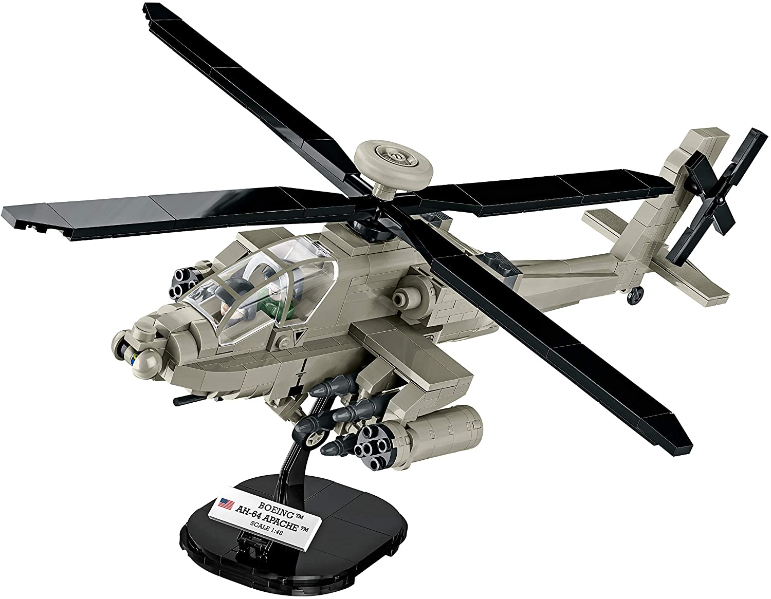 ロシアの行動 1:18 BBIヘリコプター AH-64 Apache+BlackHawk - おもちゃ