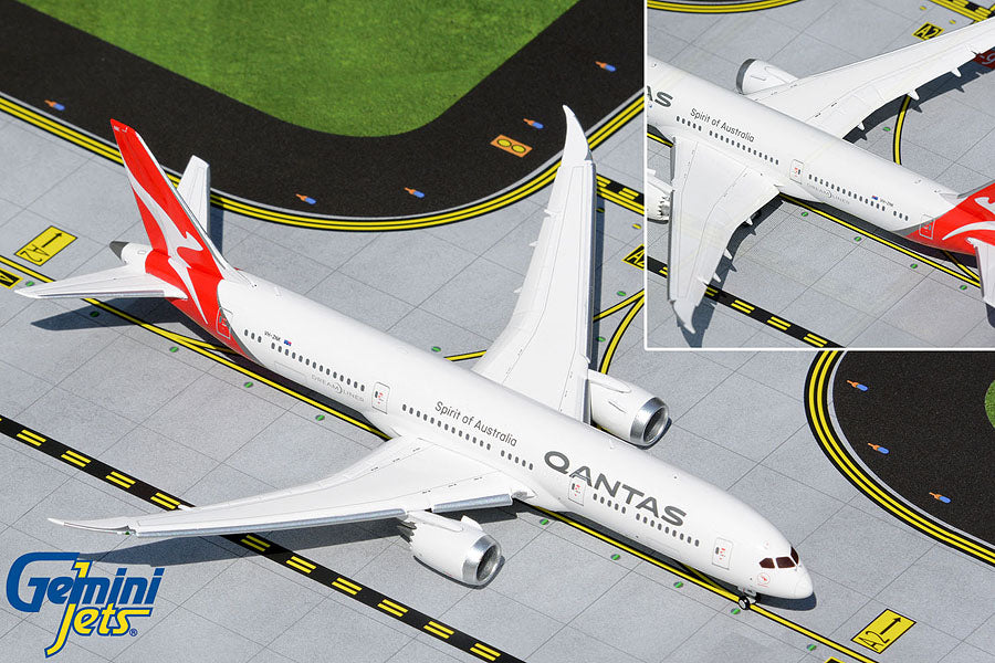 Gemini Jets GJQFA1995F 1:400 Qantas Airways 787-9 Dreamliner (Flaps Down)