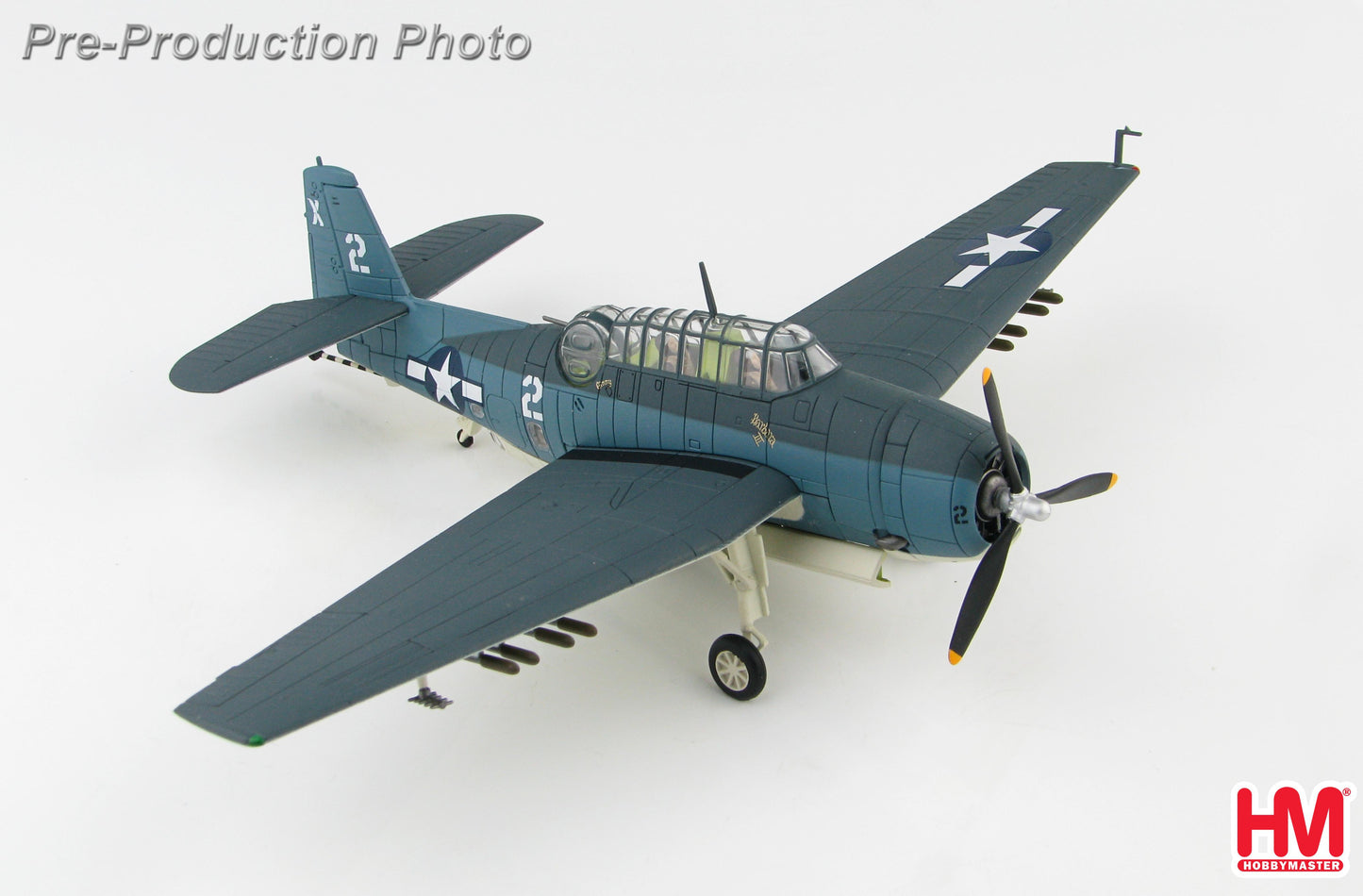 Hobby Master HA1221 1:72 TBM-1C Avenger "Barbara III" White 2 VT-51, USS San Jacinto, 1944