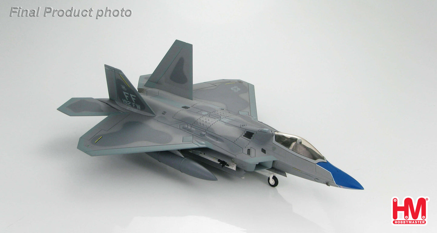 Hobby Master HA2803 1:72 F-22 Raptor 192nd Fighter Wing "Cripes A' Mighty"