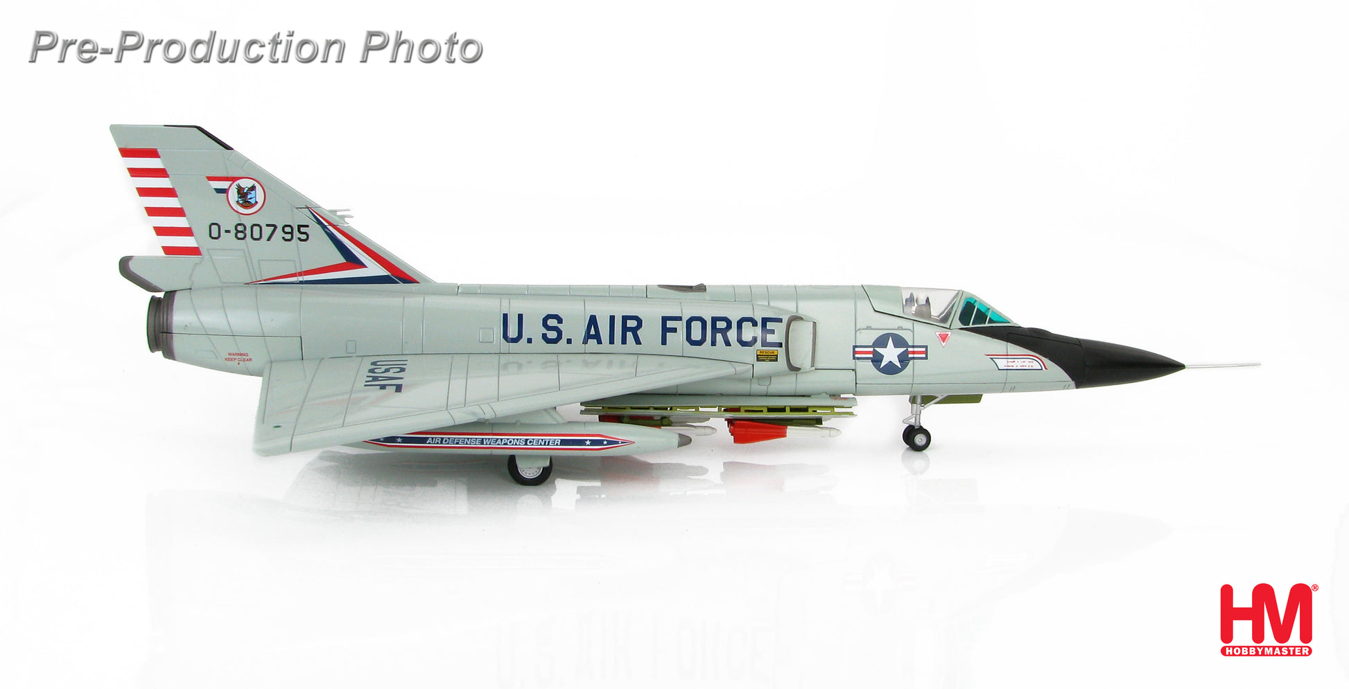 Hobby Master HA3609 F-106A Delta Dart 0-80795, Air Defence -MTS