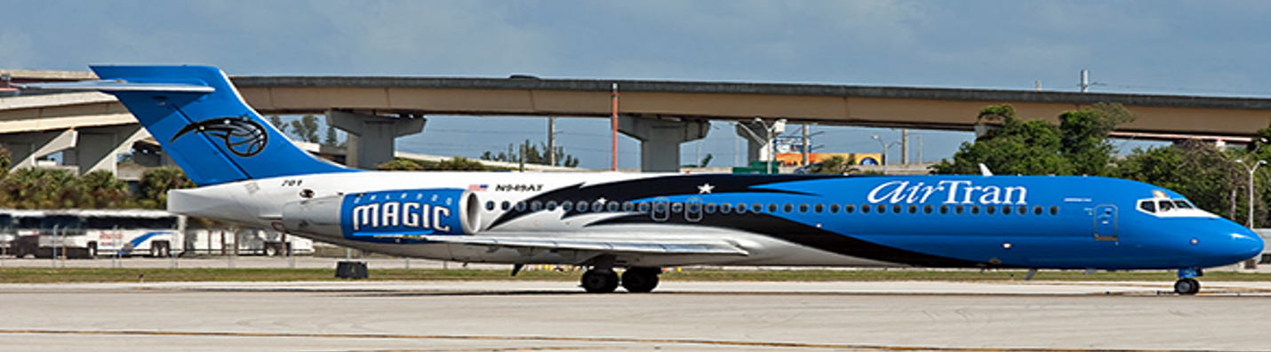 Pre-Order Jc Wings SA2TRS038 1:200 AirTran Airways Boeing 717-200 "Orlando Magic"