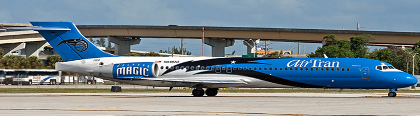 Jc Wings SA2TRS038 1:200 AirTran Airways Boeing 717-200 "Orlando Magic" SA2038