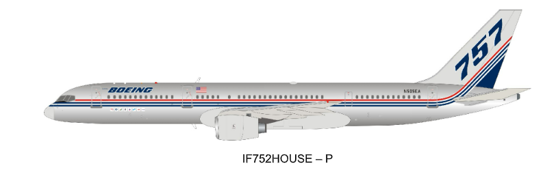 Inflight IF752HOUSE-P 1:200 Boeing House Colors 757-225